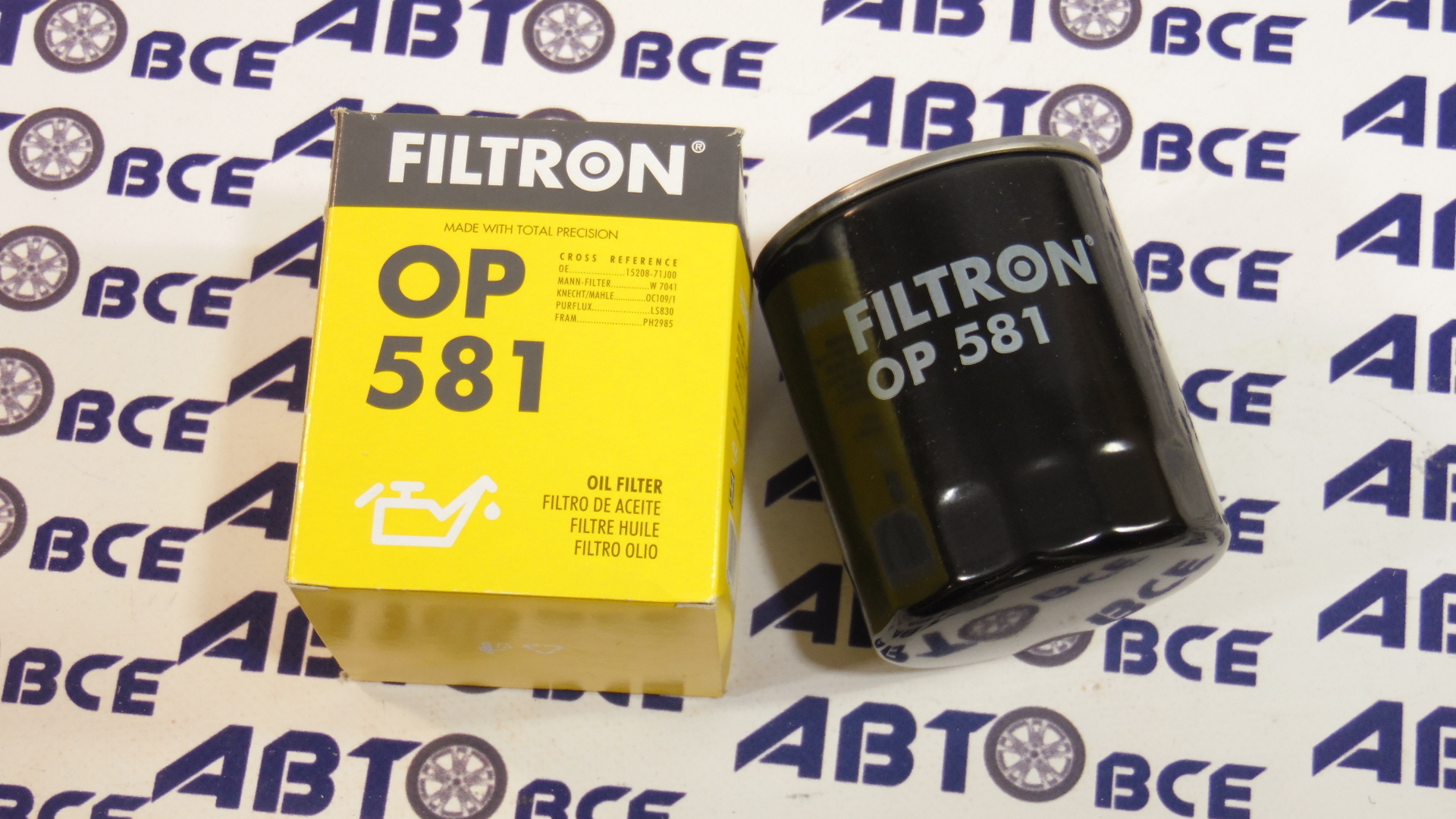 Фильтр масла OP581 FILTRON